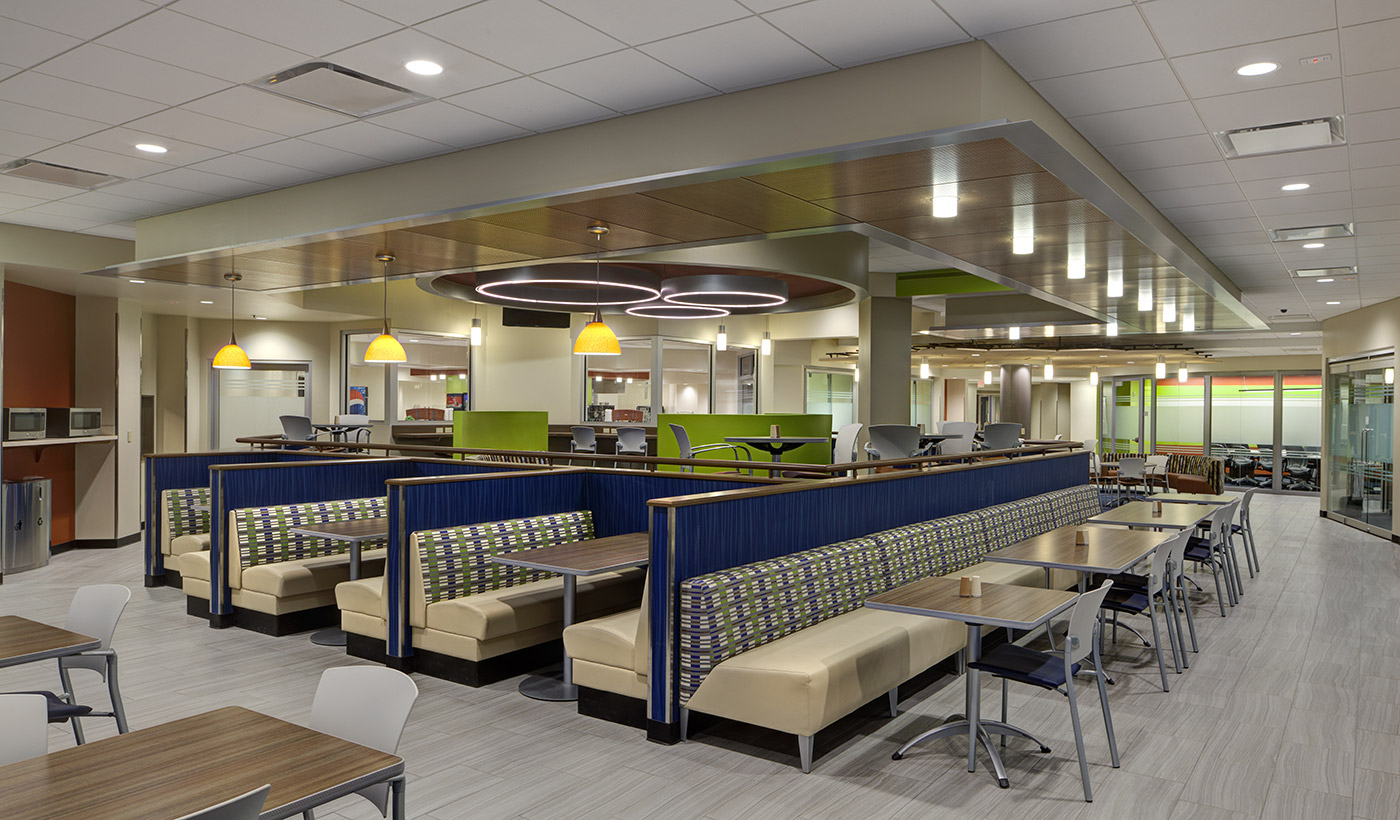 new research building cafeteria