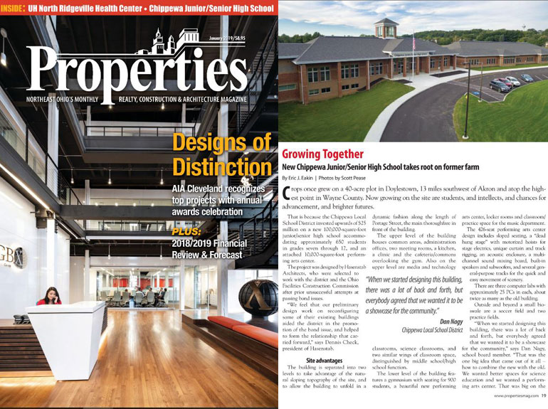 Chippewa School in Properties Magazine